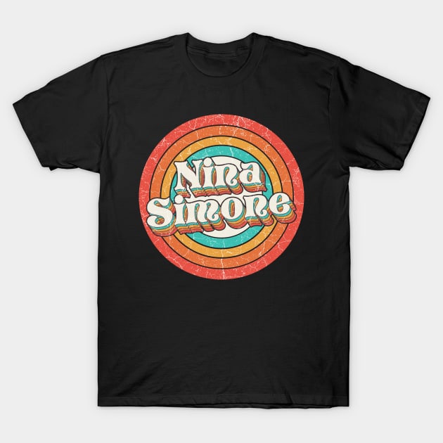 Nina Proud Name - Vintage Grunge Style T-Shirt by Intercrossed Animal 